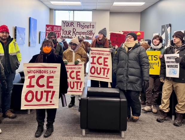 CTUL Construction Workers Call on Developer to Stop Warantless ICE Raids on Jobsites