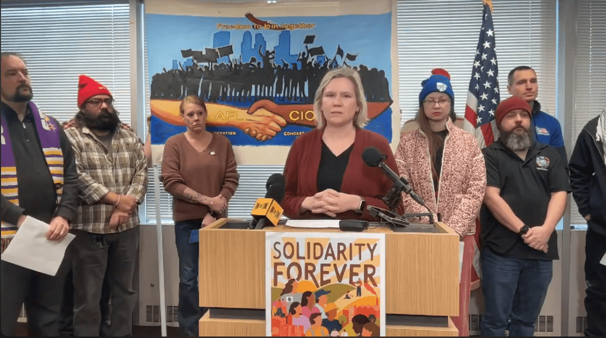 Amid ICE Chaos, Minnesota Unions Come Together in Protest on January 23rd